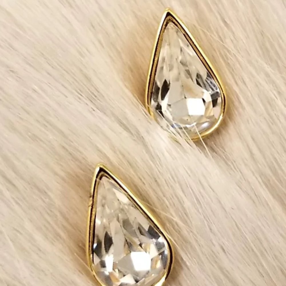 Teardrop Stud Earrings